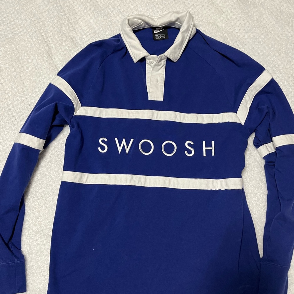 Nike Navy Blue Cotton Polo